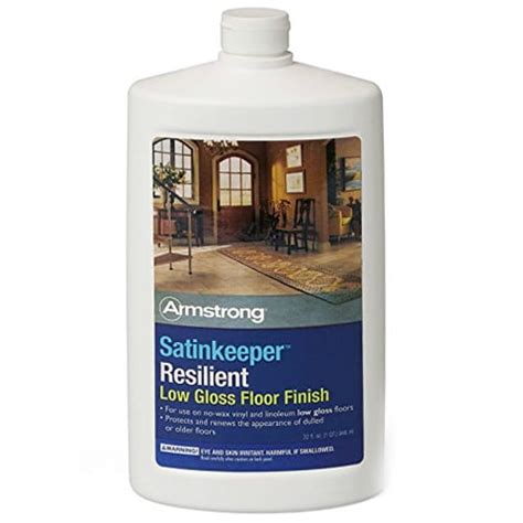 armstrong satinkeeper low gloss floor finish 32oz